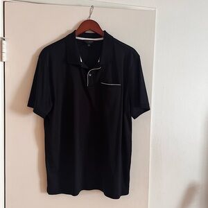 Banana Republic Black Polo Shirt with Classic Design